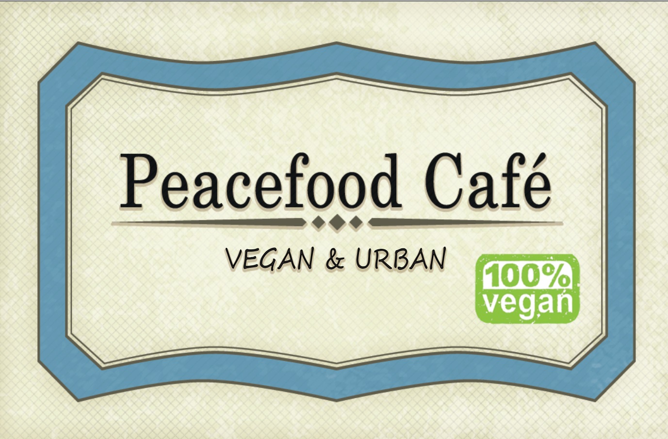 peacefoodcafe carte de visite